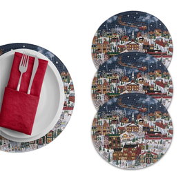 Hermia Set de 4 Salvamanteles Individuales Multicolor
